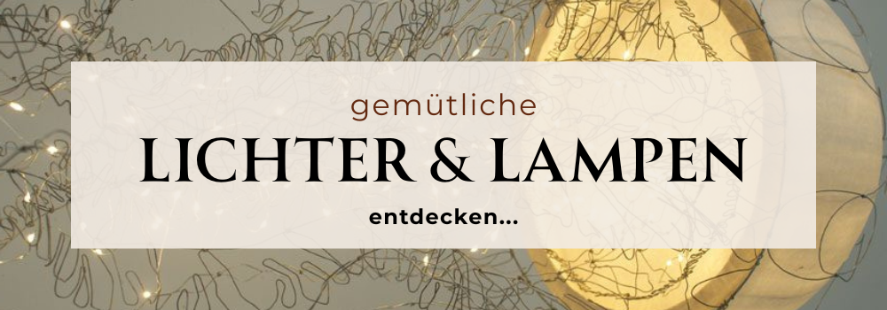 Spezial-Art-Events, gemütliche Lichter & Lampen