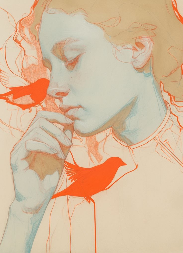 Aquarell & Gold Event Portrait 3
