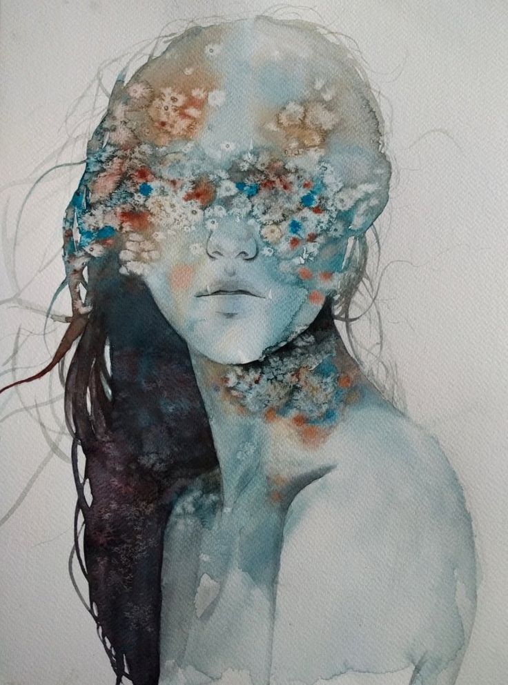 Aquarell & Gold Event Portrait 2