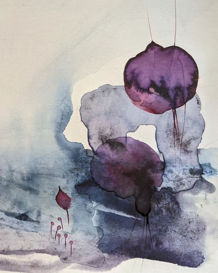 Aquarell & Gold Event Landschaft 1